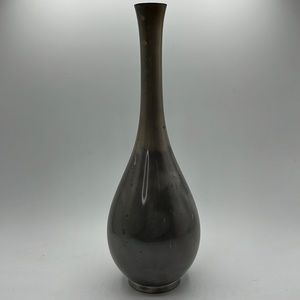Metal or Pewter Vase